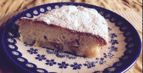 Torta di mele con farina aproteica