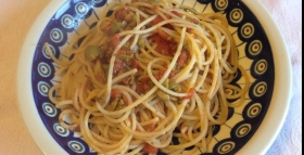 Spaghetti ipoproteici alle olive verdi