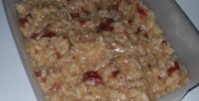 Risotto con pomodori essiccati