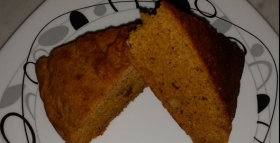 Torta ipoproteica con zucca e grano saraceno