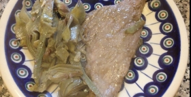 Scaloppine con carciofi